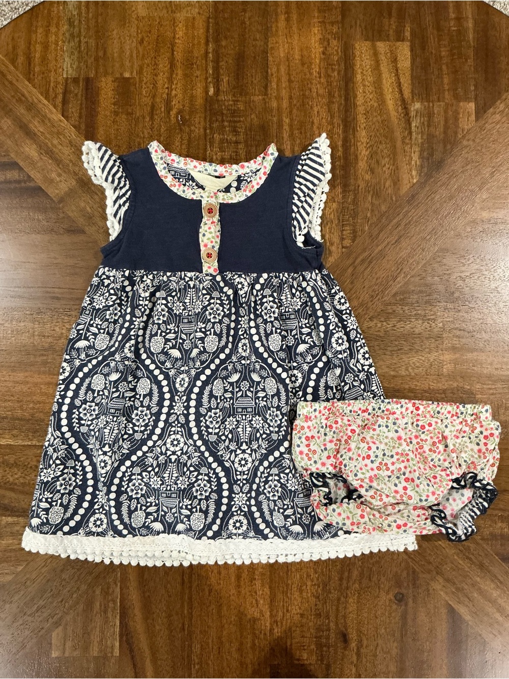 Matilda Jane 18-24 Months Over Yonder Dress With Bloomers